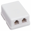 купить Рексант белый розетка RJ11 открытая 2-ая в Пензе Рексант белый розетка RJ11 открытая 2-ая