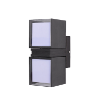 Светильник садово-парковый настенный свд 16Вт 4000К 800лм пластик черный IP54