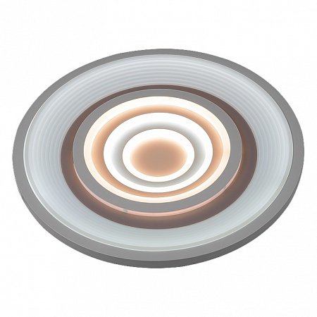 Светильник потолочный (люстра) свд 130Вт 3000К-4000К-6000К 4280лм белый пульт диммер Grazioso Rotondo