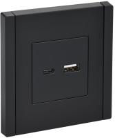 купить Фортепиано черный механизм USB A+C скрытая 2-ая 18Вт в Пензе Фортепиано черный механизм USB A+C скрытая 2-ая 18Вт
