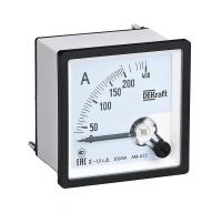 Амперметр Э47 1000А класс точности 1,5 72*72мм DEKraft