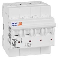 купить Автомат 4Р 25А C 4,5кА ВМ63 КЭАЗ OptiDin  в Пензе Автомат 4Р 25А C 4,5кА ВМ63 КЭАЗ OptiDin