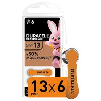 купить Батарейка дисковая ZA13 BL6 Duracell слуховой аппарат в Пензе Батарейка дисковая ZA13 BL6 Duracell слуховой аппарат