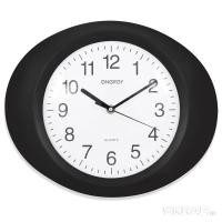 купить Часы настенные овал белый/черный ЕС-04 в Пензе Часы настенные овал белый/черный ЕС-04