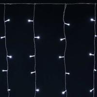 купить Гирлянда бахрома 4,5*0,7м белый 200свд соединяемая IP44 прозрачный провод  в Пензе Гирлянда бахрома 4,5*0,7м белый 200свд соединяемая IP44 прозрачный провод