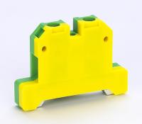 купить Зажим клеммный DIN-рейка 10мм2 70А желто-зеленый DEKraft  в Пензе Зажим клеммный DIN-рейка 10мм2 70А желто-зеленый DEKraft