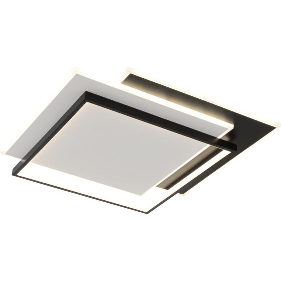 купить Светильник потолочный (люстра) свд 146Вт 3000К-6000К 10950лм белый/черный пульт диммер  в Пензе Светильник потолочный (люстра) свд 146Вт 3000К-6000К 10950лм белый/черный пульт диммер