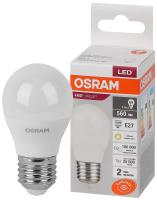 Лампа светодиодная Е27 7Вт 3000К 560лм шар G45 матовая  Osram LED Value