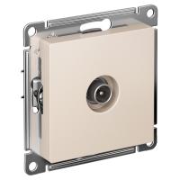 AtlasDesign бежевый розетка TV оконечная скрытая 1-ая