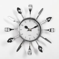 купить Часы настенные кухня серебро Вилки, ложки, поварешки в Пензе Часы настенные кухня серебро Вилки, ложки, поварешки