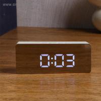 купить Часы настольные электронные 3*R03 USB белый Кержан в Пензе Часы настольные электронные 3*R03 USB белый Кержан