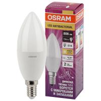 купить Лампа свеча свд Е14 7Вт 2700К 806лм В39 матовая Osram в Пензе Лампа свеча свд Е14 7Вт 2700К 806лм В39 матовая Osram