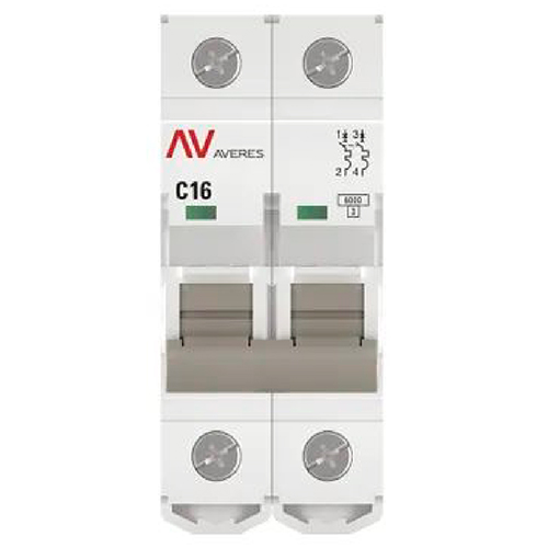 купить Автомат 2Р 16А C 6кА AV-6 EKF Averes  в Пензе Автомат 2Р 16А C 6кА AV-6 EKF Averes