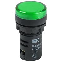 Лампа сигнальная AD22DS свд зеленый 230В IP40 IEK 