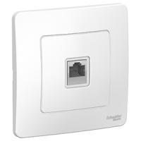 купить Бланка белый розетка RJ45 скрытая 1-ая   в Пензе Бланка белый розетка RJ45 скрытая 1-ая