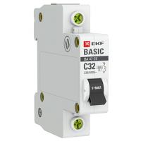 купить Автомат 1Р 32А C 4,5кА ВА47-29 EKF Basic  в Пензе Автомат 1Р 32А C 4,5кА ВА47-29 EKF Basic