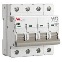 купить Автомат 4Р 40А C 6кА AV-6 EKF Averes  в Пензе Автомат 4Р 40А C 6кА AV-6 EKF Averes