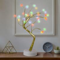 купить Дерево свд "Жемчужное" RGB 36Led h45 см, на батарейках (3*AA) IP20 в Пензе Дерево свд "Жемчужное" RGB 36Led h45 см, на батарейках (3*AA) IP20