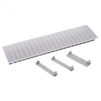 купить Заглушка под автомат 12 модулей серый в Пензе Заглушка под автомат 12 модулей серый