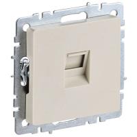 купить Брайт бежевый розетка RJ45 скрытая 1-ая Cat5e в Пензе Брайт бежевый розетка RJ45 скрытая 1-ая Cat5e