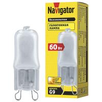 купить Лампа капсула галоген G9 60Вт 610лм матовая Navigator  в Пензе Лампа капсула галоген G9 60Вт 610лм матовая Navigator