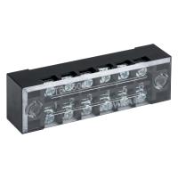 купить Клеммник ТВ1506 15А 6пар 1,5мм2 черный EKF  в Пензе Клеммник ТВ1506 15А 6пар 1,5мм2 черный EKF