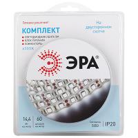 купить Лента свд 12В 14,4Вт/м 60свд/м 6500К 500лм/м 5050 IP20 ЭРА 5м комплект в Пензе Лента свд 12В 14,4Вт/м 60свд/м 6500К 500лм/м 5050 IP20 ЭРА 5м комплект