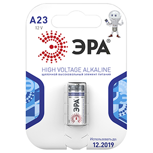 купить Батарейка A23(MN21) алкалиновая BL1 ЭРА  в Пензе Батарейка A23(MN21) алкалиновая BL1 ЭРА