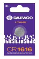 купить Батарейка дисковая CR1616 BL1 Daewoo  в Пензе Батарейка дисковая CR1616 BL1 Daewoo