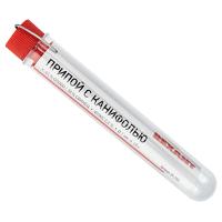 купить Припой ПОС-61 d1мм с канифолью 10г  в Пензе Припой ПОС-61 d1мм с канифолью 10г