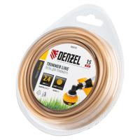 купить Леска для триммеров 2,4мм*15м круглая Denzel ALUFLEX армированная алюминием в Пензе Леска для триммеров 2,4мм*15м круглая Denzel ALUFLEX армированная алюминием