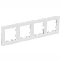 купить Атлас белый рамка 4-ая универсально натур.стекло в Пензе Атлас белый рамка 4-ая универсально натур.стекло