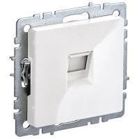 купить Брайт белый розетка RJ45 скрытая 1-ая Cat5e в Пензе Брайт белый розетка RJ45 скрытая 1-ая Cat5e