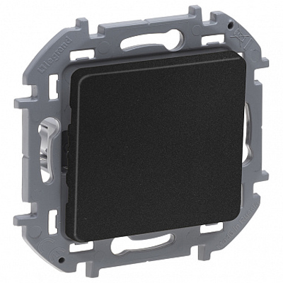 купить Инспириа антрацит выключатель 1кл скрытая 10А IP20  в Пензе Инспириа антрацит выключатель 1кл скрытая 10А IP20