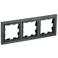 купить Брайт черный рамка 3-ая универсально  в Пензе Брайт черный рамка 3-ая универсально