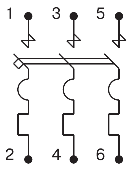 купить Автомат 3Р 6А C 10кА ВА47-100 IEK в Пензе Автомат 3Р 6А C 10кА ВА47-100 IEK