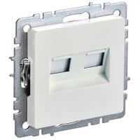 купить Брайт жемчуг розетка RJ45 скрытая 2-ая  в Пензе Брайт жемчуг розетка RJ45 скрытая 2-ая
