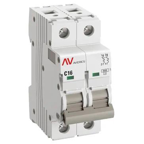 купить Автомат 2Р 16А C 6кА AV-6 EKF Averes  в Пензе Автомат 2Р 16А C 6кА AV-6 EKF Averes
