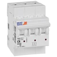купить Автомат 3Р 6А C 4,5кА ВМ63 КЭАЗ OptiDin  в Пензе Автомат 3Р 6А C 4,5кА ВМ63 КЭАЗ OptiDin