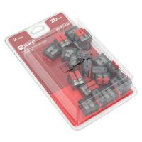 купить Клемма 2*4,0мм2 с рычажком прозрачный/красный EKF СМК 221-412 20шт в Пензе Клемма 2*4,0мм2 с рычажком прозрачный/красный EKF СМК 221-412 20шт