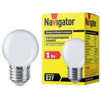 купить Лампа декор свд Е27 1Вт 4000К 100лм G45 матовая Navigator аналог 707529 в Пензе Лампа декор свд Е27 1Вт 4000К 100лм G45 матовая Navigator аналог 707529
