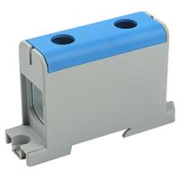 купить Зажим клеммный DIN-рейка 150мм2 320А синий IEK  в Пензе Зажим клеммный DIN-рейка 150мм2 320А синий IEK