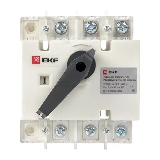 Рубильник 3Р 100А PowerSwitch EKF  