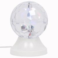 купить Светильник-проектор свд Диско Шар 3,5Вт RGB d100мм белый в Пензе Светильник-проектор свд Диско Шар 3,5Вт RGB d100мм белый