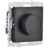 Терморегулятор теплого пола скрытая 16А черный IEK Брайт с индикатором