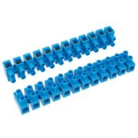 купить Клеммник ЗВИ 60А 12пар 25мм2 синий Rexant  в Пензе Клеммник ЗВИ 60А 12пар 25мм2 синий Rexant