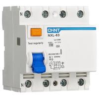 купить Выключатель дифференциальный (УЗО) 4Р 25А 30мА AC 6кА NXL-63 CHINT в Пензе Выключатель дифференциальный (УЗО) 4Р 25А 30мА AC 6кА NXL-63 CHINT