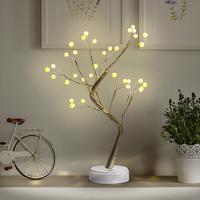 купить Дерево свд "Жемчужное" теплый белый 36Led h45 см, на батарейках (3*AA) IP20 в Пензе Дерево свд "Жемчужное" теплый белый 36Led h45 см, на батарейках (3*AA) IP20