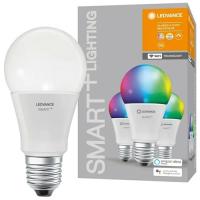 купить Лампа умная Е27 9,5Вт RGBW 2700-6500К 1055лм A60 матовая диммер Ledvance SMART+WiFi; 3шт в упаковке в Пензе Лампа умная Е27 9,5Вт RGBW 2700-6500К 1055лм A60 матовая диммер Ledvance SMART+WiFi; 3шт в упаковке