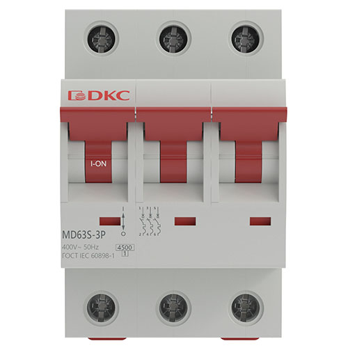 купить Автомат 3Р 32А C 4,5кА MD63S DKC YON max  в Пензе Автомат 3Р 32А C 4,5кА MD63S DKC YON max